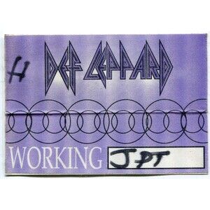 Vintage 2000 Def Leppard Backstage Pass Working Cincinnati OH